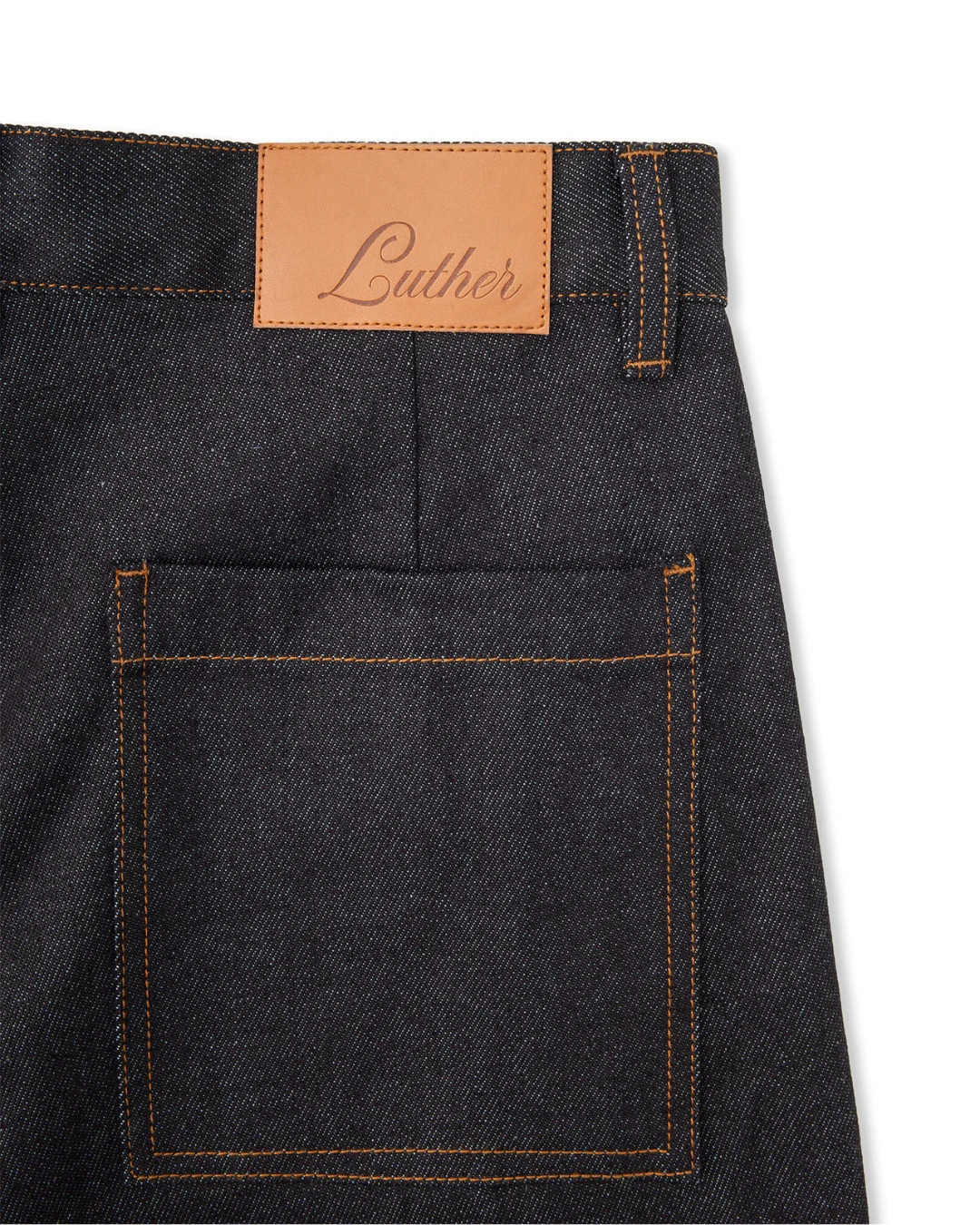 Baggy Raw Denim (Blue Black) - Image 10