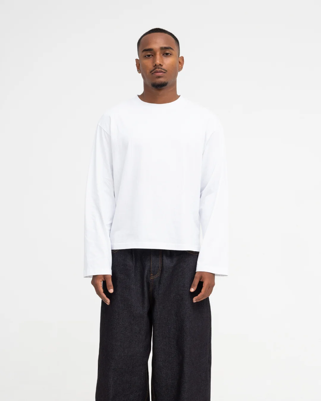 Long Sleeve Tee (White) - Image 5