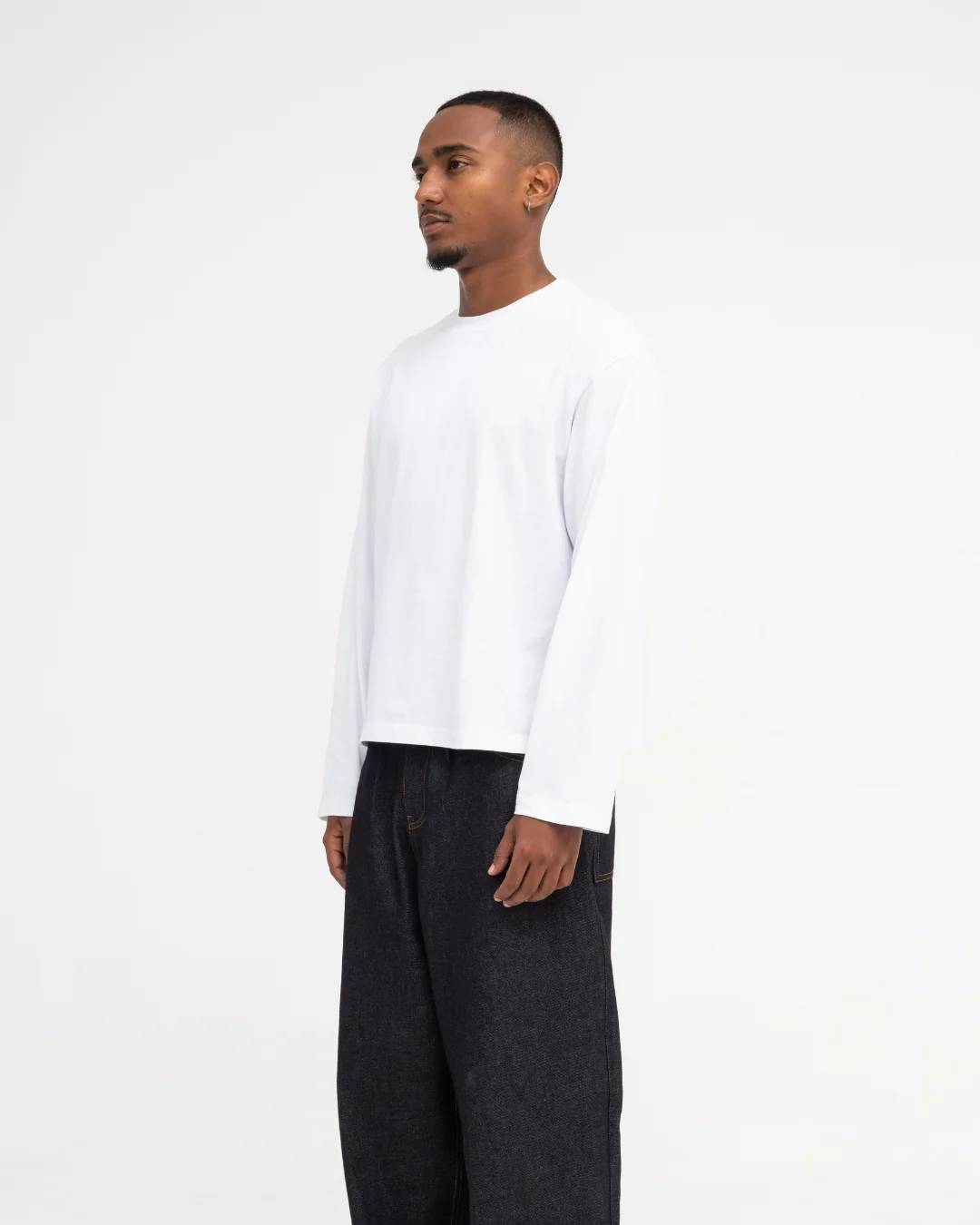 Long Sleeve Tee (White) - Image 7