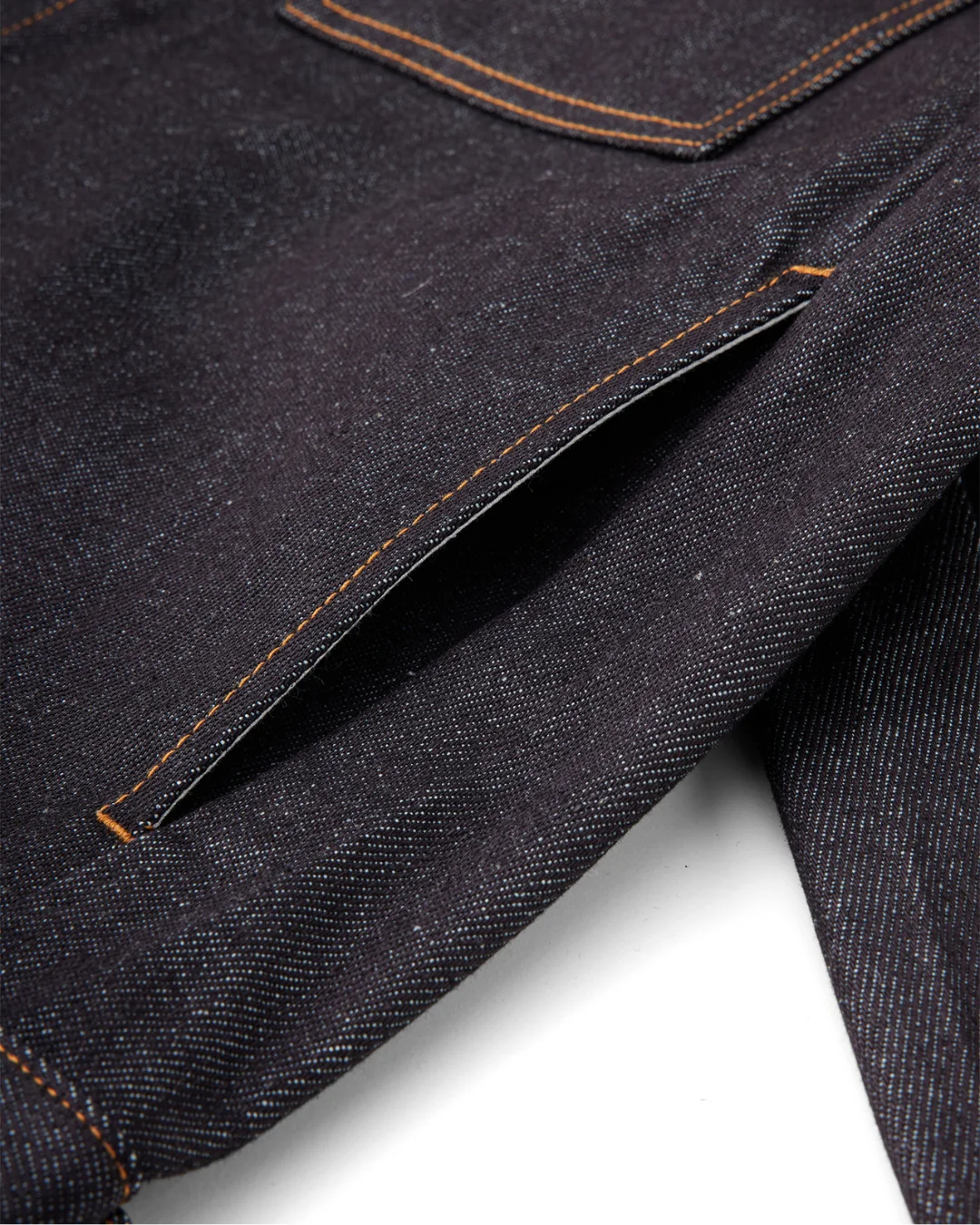 Raw Denim Jacket (Blue Black) - Image 8