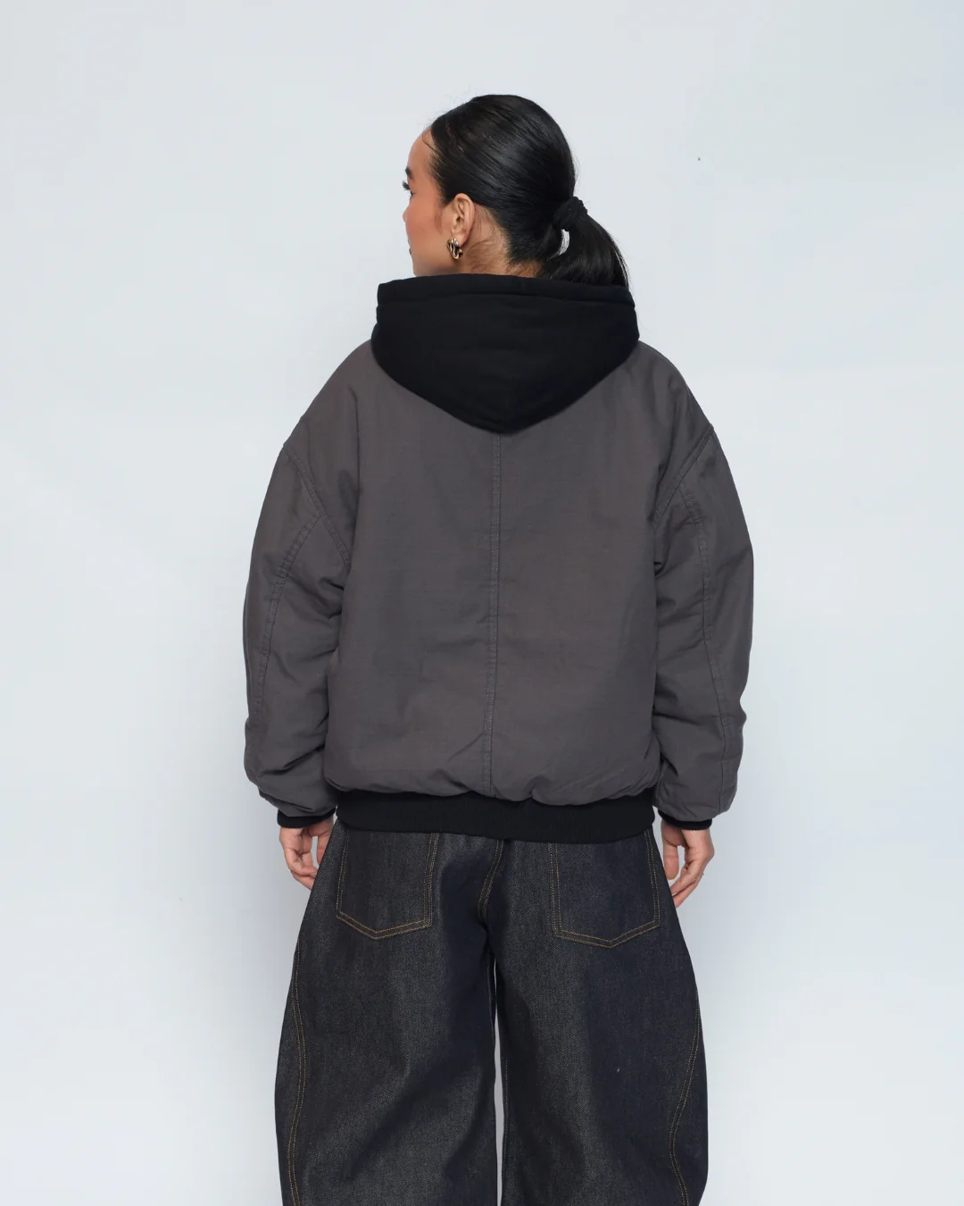 Workwear Zip Jacket (Charcoal) - Image 13